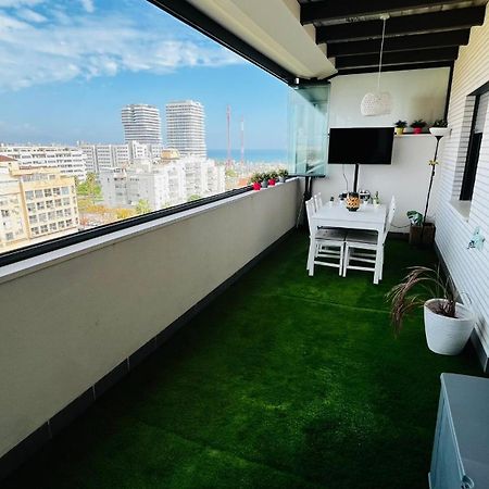 말라가 Atico Con Piscina Y Vistas Al Mar Habitat Litoral 아파트 외부 사진
