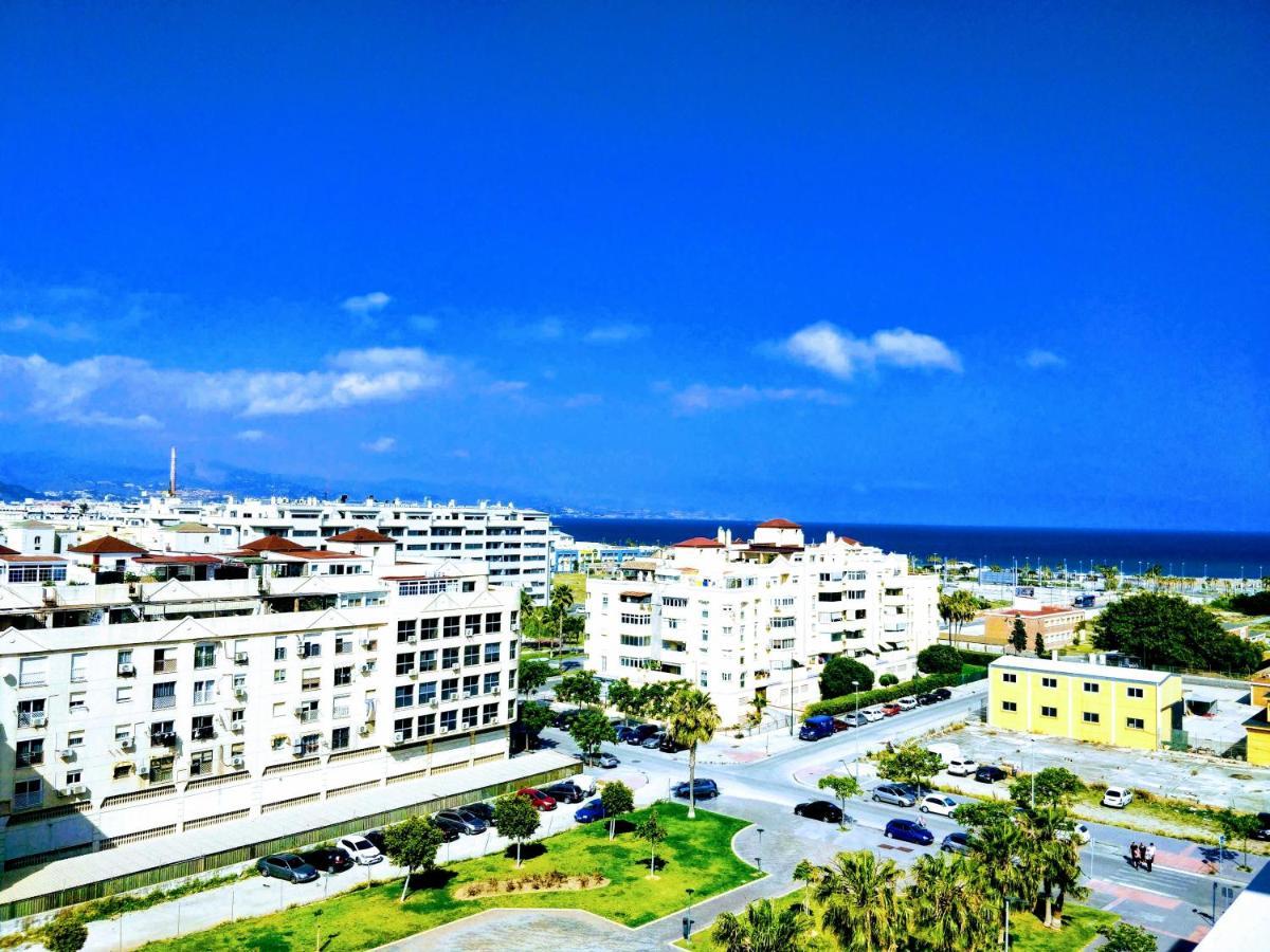 말라가 Atico Con Piscina Y Vistas Al Mar Habitat Litoral 아파트 외부 사진