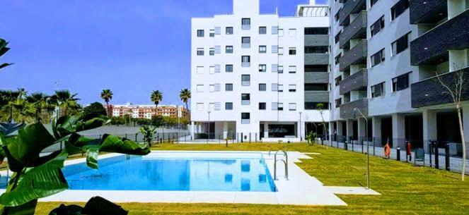말라가 Atico Con Piscina Y Vistas Al Mar Habitat Litoral 아파트 외부 사진